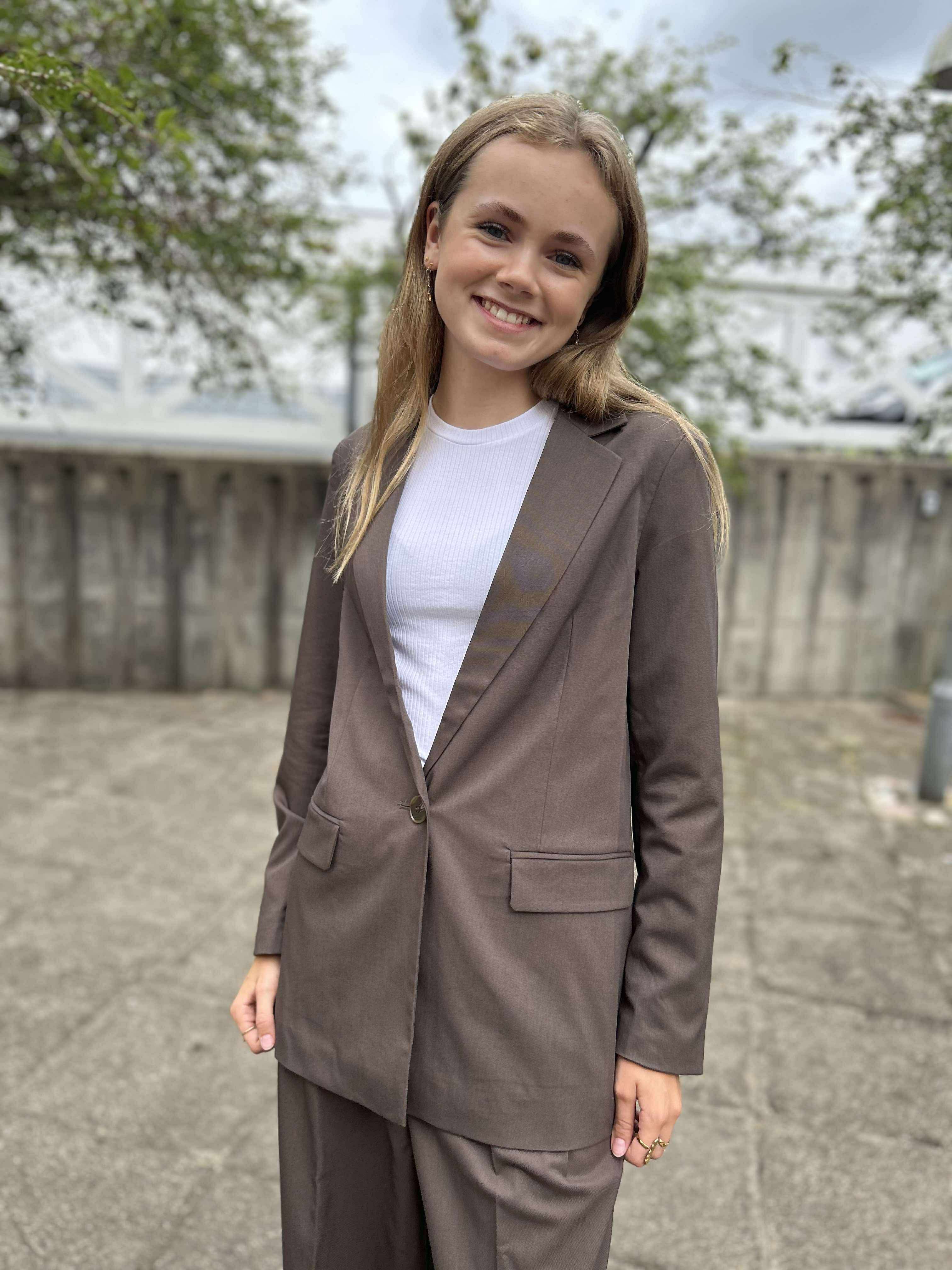 VMNILA Blazer - Chocolate Brown